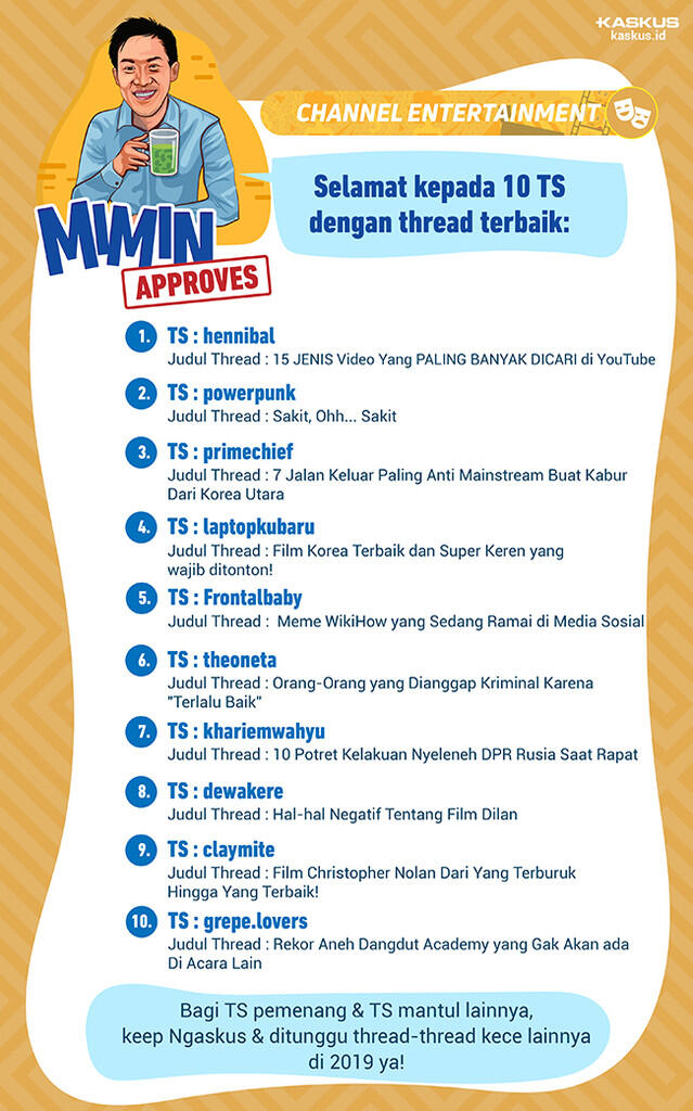 10 Thread Termangstab di Channel Entertainment 2018, MIMIN APPROVES!