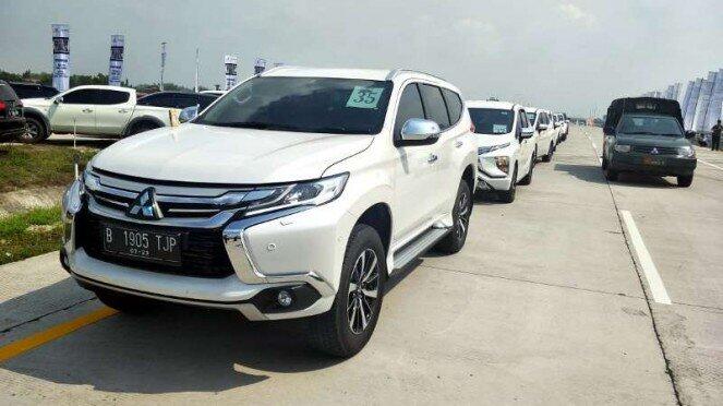 Xpander Meriahkan Parade Presiden JOKOWI lewati Tol Trans Jawa