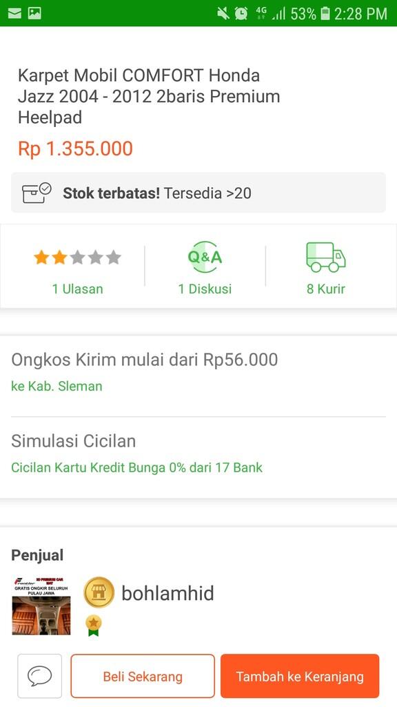 Carpet Comfort MENGECEWAKAN, Hati-hati penipuan