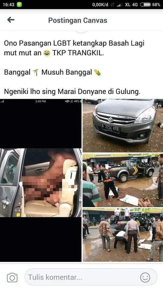 Berita Maho : Telanjang Pelukan di Mobil, 2 Lelaki di Pasar Trangkil Gegerkan Warga