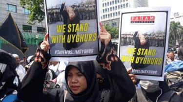 Massa Demo Kedubes Cina, Tuntut Hentikan Persekusi Muslim Uighur