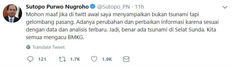 Gagap Pemerintah Pada Tsunami Banten-Lampung
