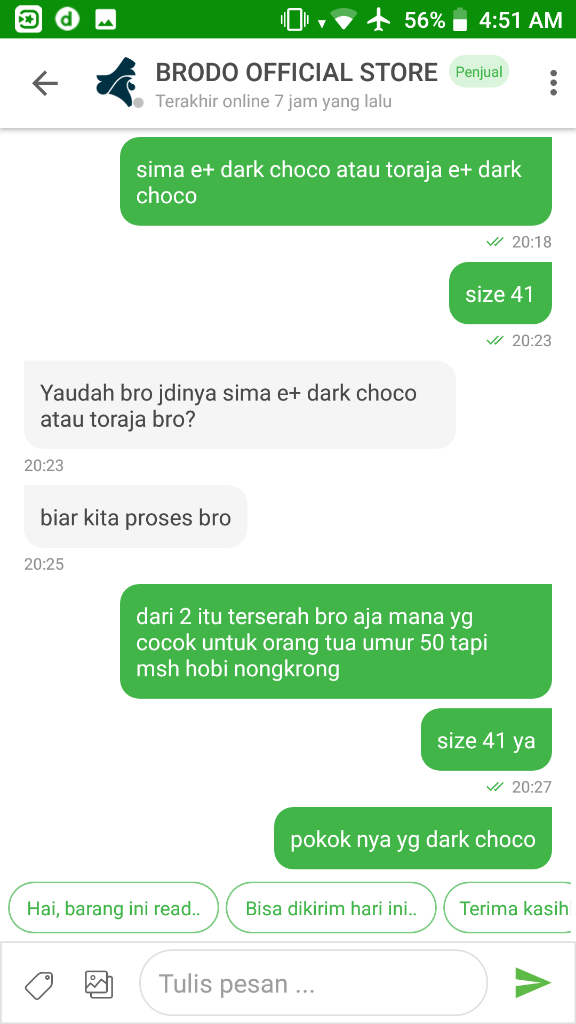 BURUKNYA PELAYANAN BRODO DAN PROMO HALU