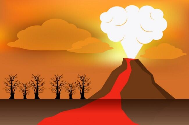 Erupsi Anak Krakatau Pemicu Tsunami di Selat Sunda