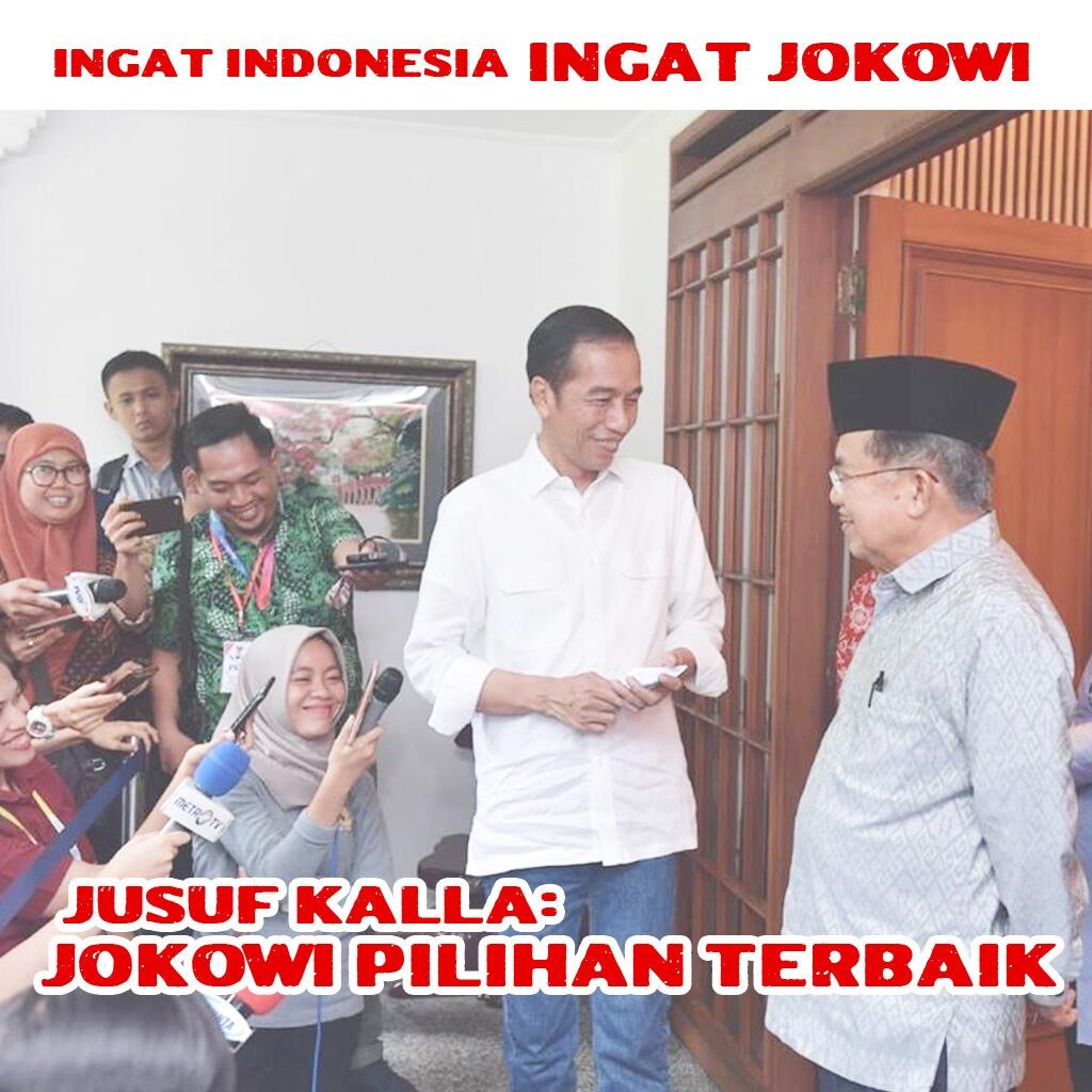 Jusuf Kalla: Jokowi Pilihan Terbaik