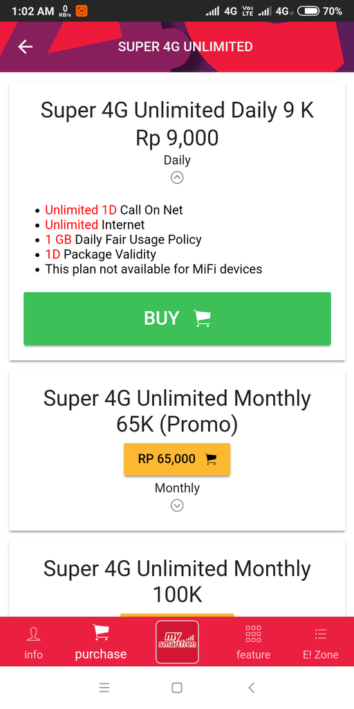 NIPU atau JEBAKAN - PAKET UNLIMITED SMARTFREN Harian