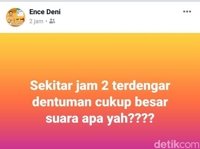 Kodam Siliwangi: Dentuman Berasal Dari Ujicoba Peluncuran Roket Lapan