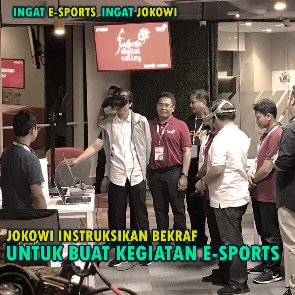 Presiden Jokowi Pernah Minta Dibuatkan Kompetisi E-Sport Bertajuk Piala Presiden