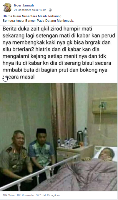 Ya Ampun, Ustaz Tengku Ikut Sebar Hoaks KH Said Aqil Sakit?