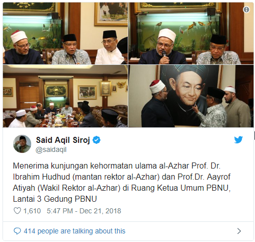 Ya Ampun, Ustaz Tengku Ikut Sebar Hoaks KH Said Aqil Sakit?