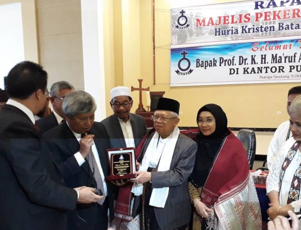 Beredar Video Ma'ruf Amin Ucapkan Selamat Natal