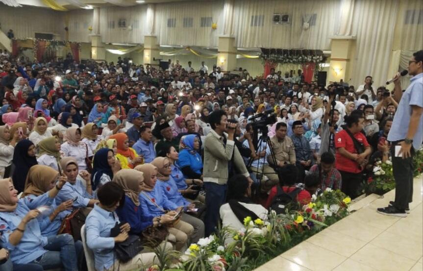 Sandiaga dapat Sumbangan Kampanye dari Petani dan Penjual Ikan