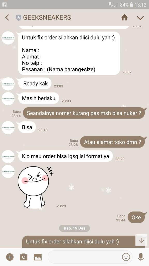 &#91; KECEWA! &#93; TESTI PEMBELIAN SNEAKERS DI GEEKSNEAKERS.CO INSTAGRAM