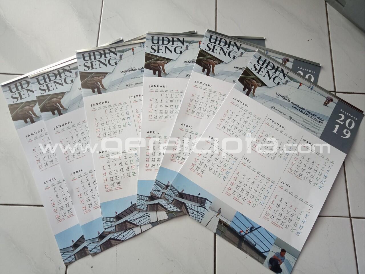Promo Kalender Custom Murah A3 2 Lembar Hanya 12ribu!
