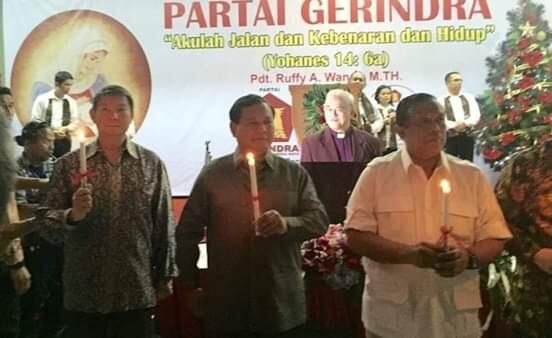 Prabowo: Selamat Hari Raya Natal Untuk Seluruh Umat Kristiani