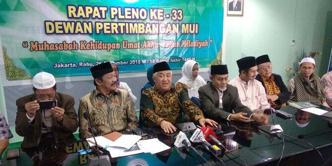 MUI Soroti Istilah “Cebong – Kampret”