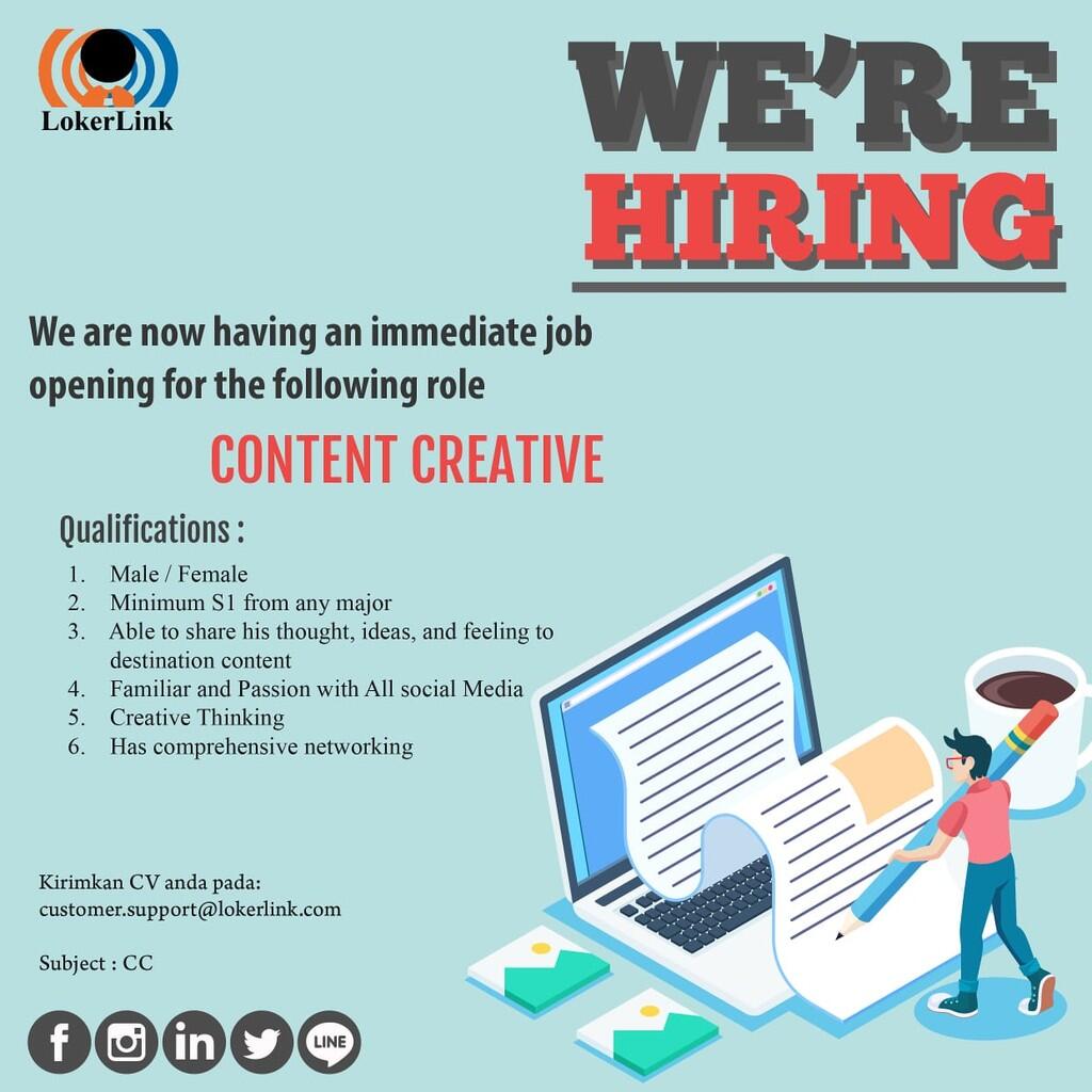 WE'RE HIRING NOW!
