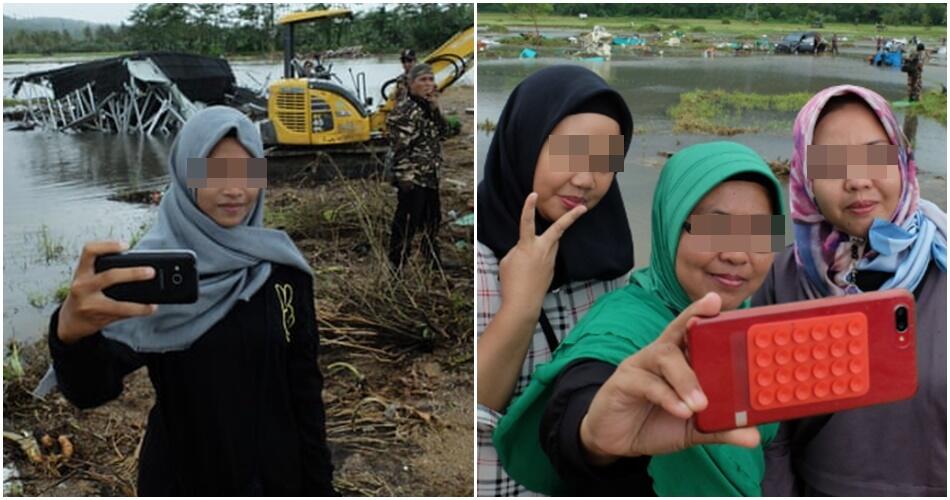 MIRIS! Kebiasaan Masyarakat &quot;FOTO SELFIE&quot; Di Lokasi Bencana,Cuma Demi LIKES?