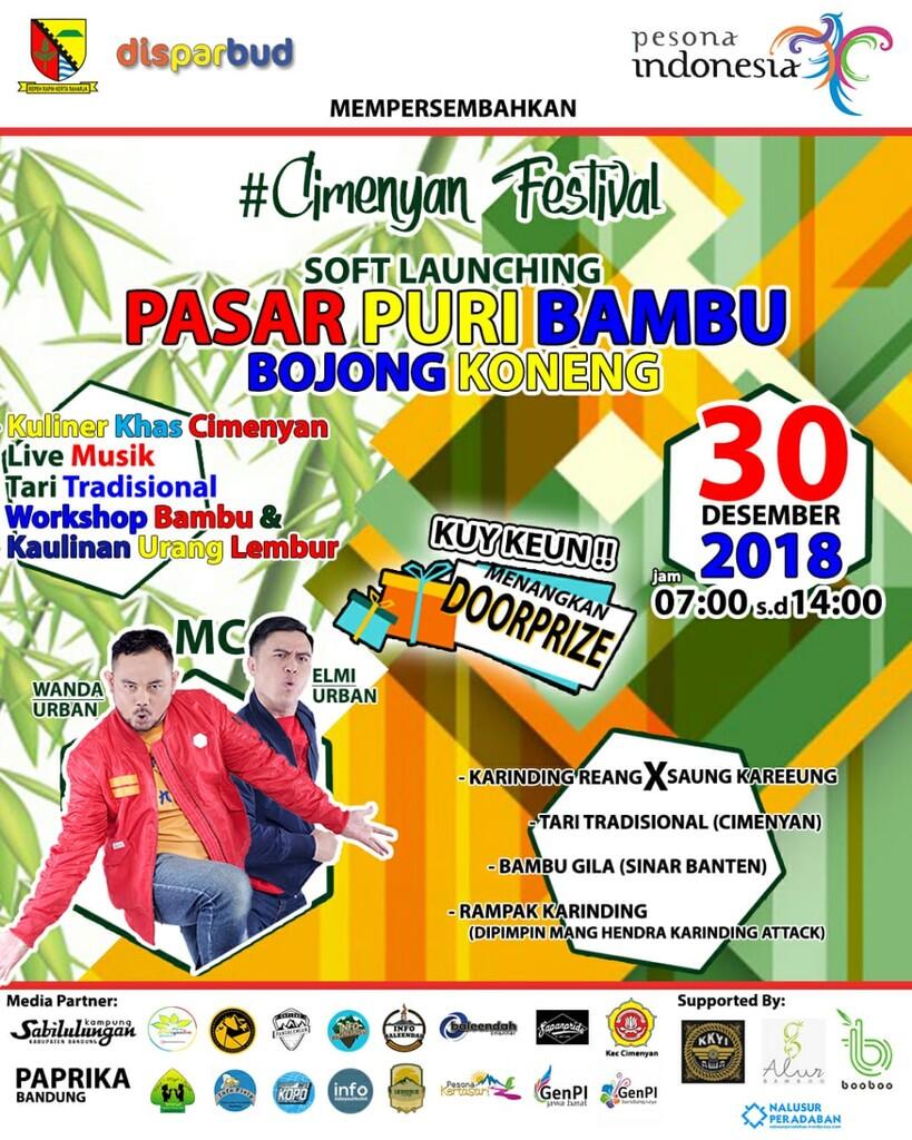 Pasar Puri Bambu Diperkenalkan Melalui Cimenyan Festival 2018