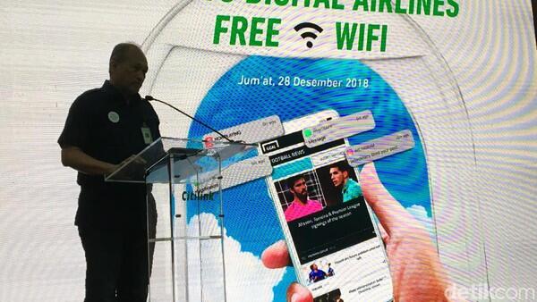Penumpang Citilink Bisa WiFi-an Gratis di Udara