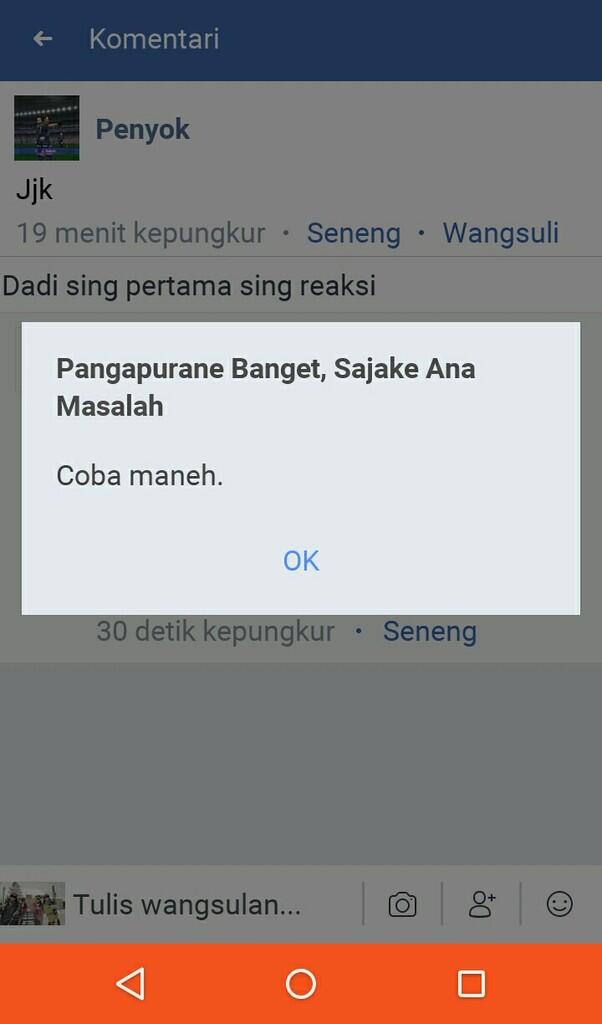 Yang tau masalah di facebook