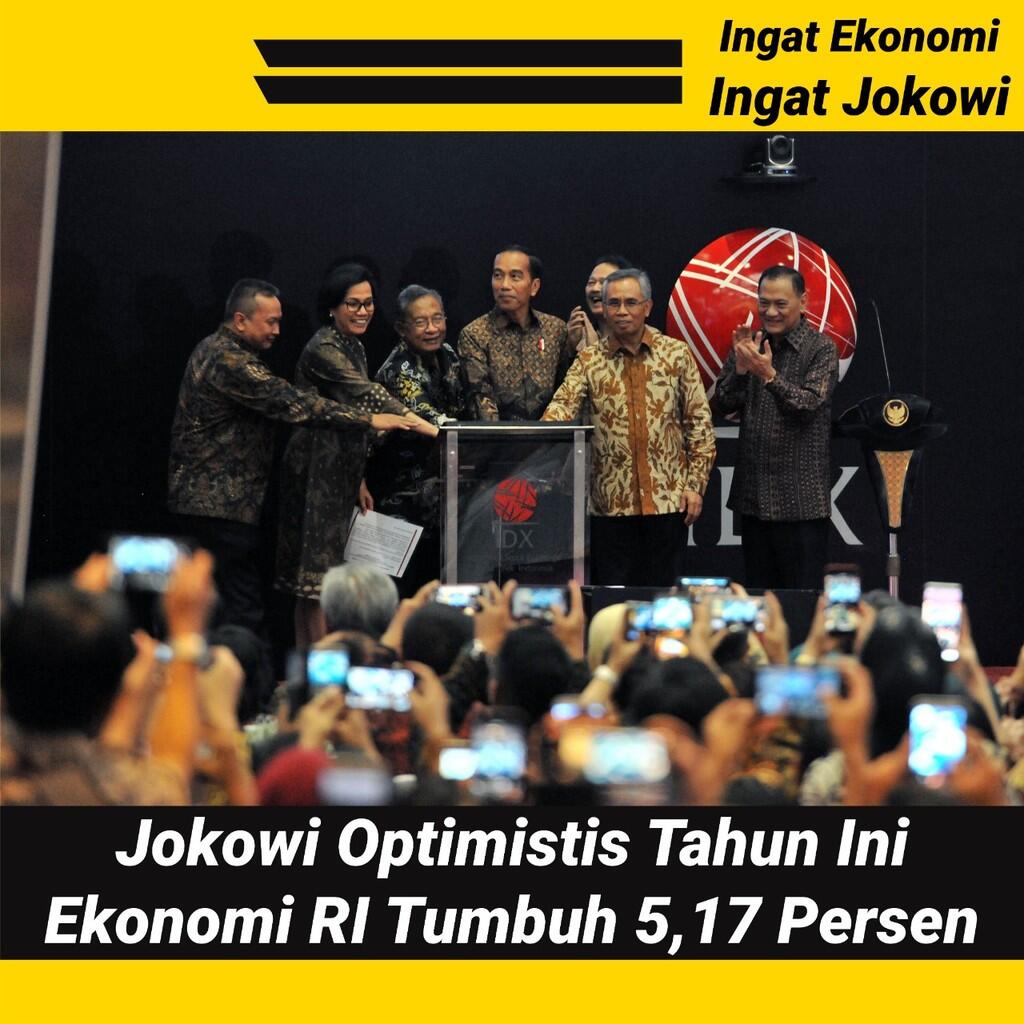 Jokowi Optimistis Tahun Ini Ekonomi RI Tumbuh 5,17 Persen, 