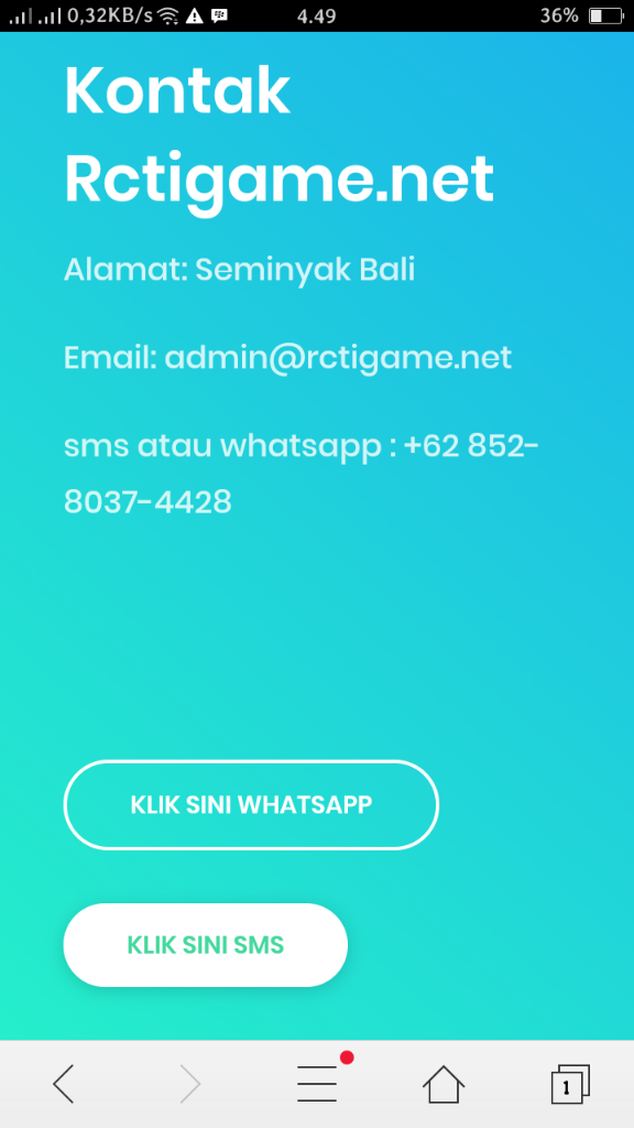 Penipuan Jasa Convert Pulsa Rctigame.net