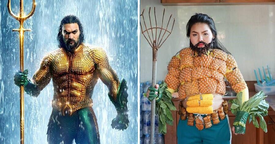 Wanita Ini Membuat Cosplay Aquaman Yang Kreatif Banget!