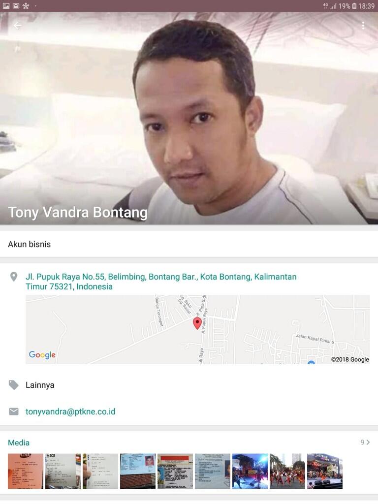 Penipuan Mengatasnamakan Tony Vandra dari PT Kaltim Nusa Etika(KNE) Bontang