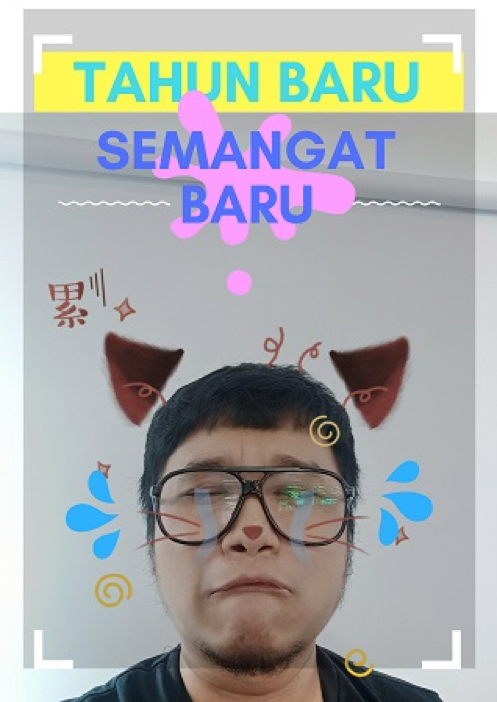 Mau Bikin Ucapan Akhir Tahun yang Unik? Pakai Sticker di Realme U1-mu!