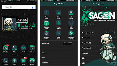 Download Theme Xsagon Terbaru Untuk Semua Device Oppo Smartphone A37