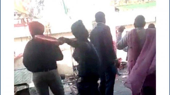 Pesta Pernikahan Berakhir Ricuh Saling Lempar Piring, Tamu Undangan Ngamuk