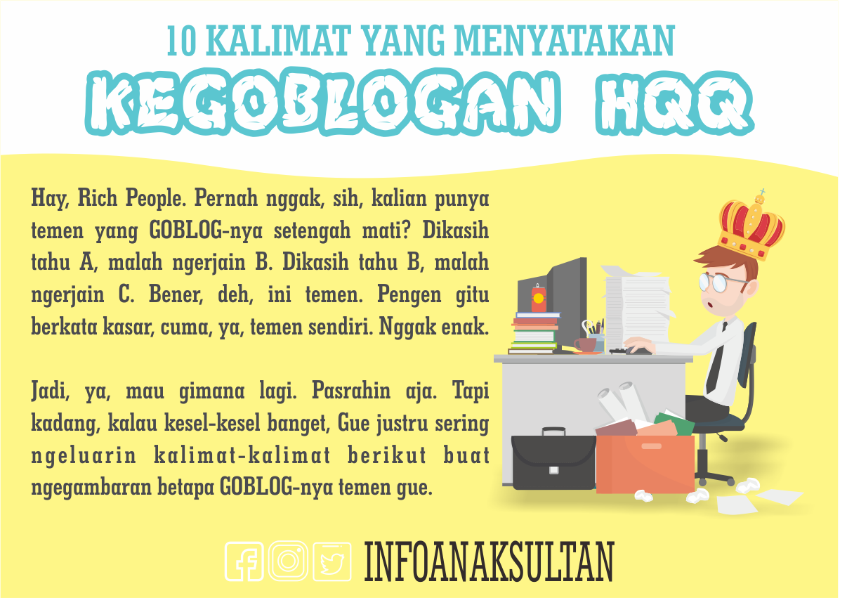 10 KALIAN SATIR YANG MENYATAKAN KEGOBLOGAN HQQ