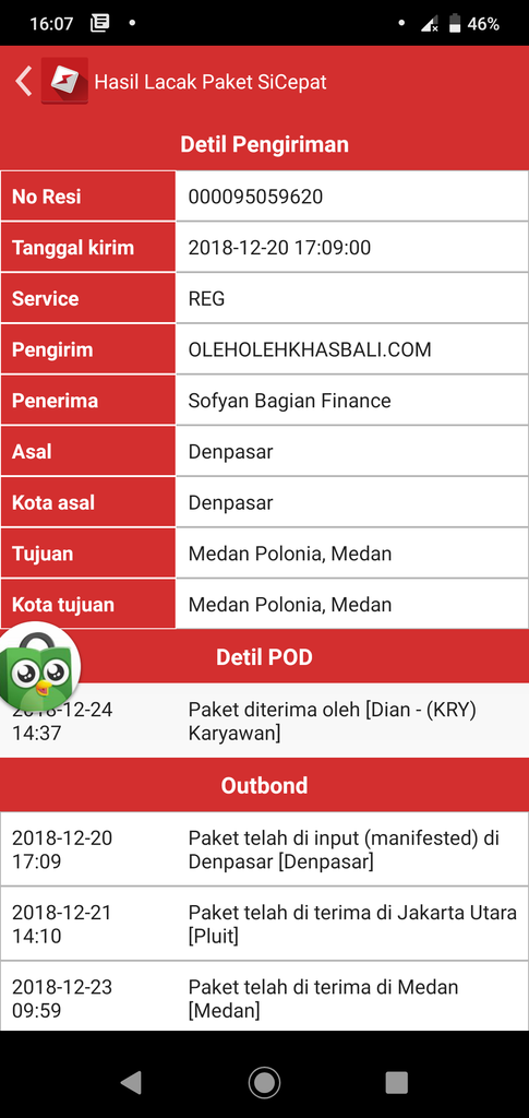 Tokopedia mengambil uang saya dengan alasan alamat tidak sesuai padahal sudah benar