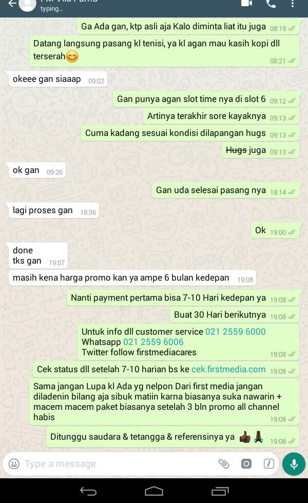ASK Wifi First media 