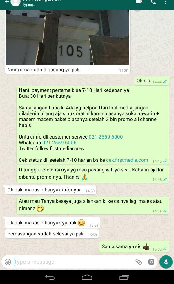 ASK Wifi First media 