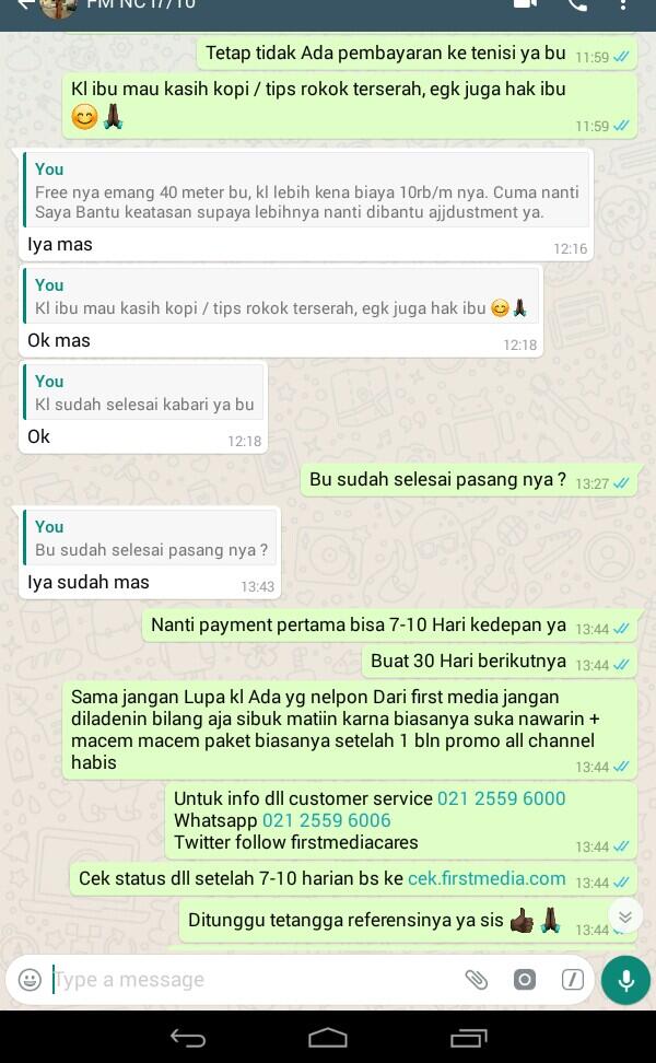 ASK Wifi First media 