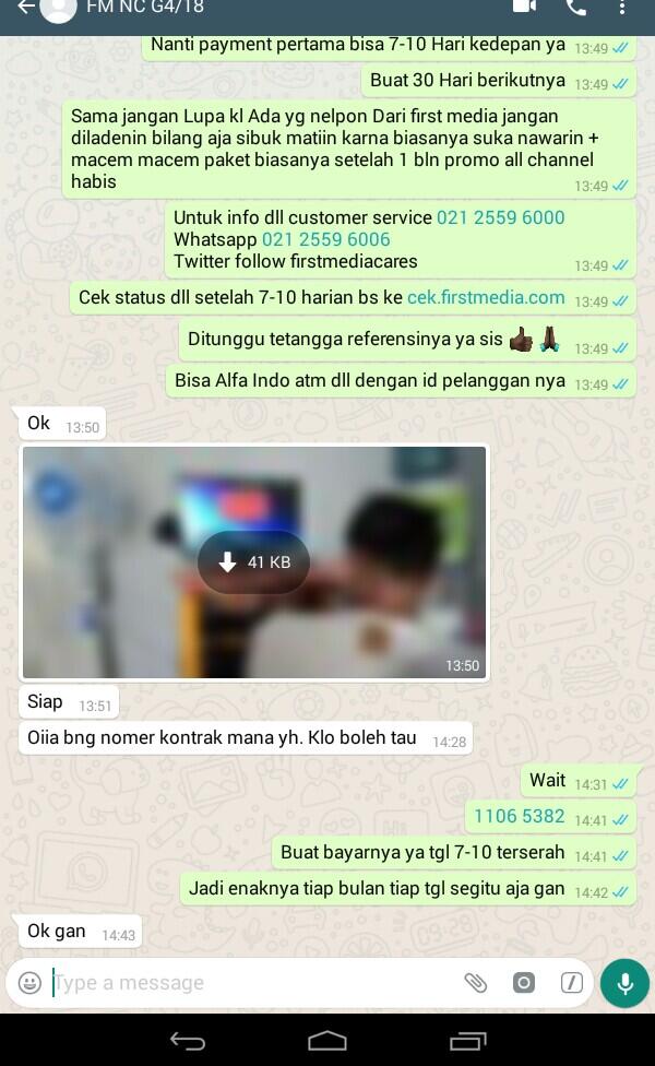 ASK Wifi First media 