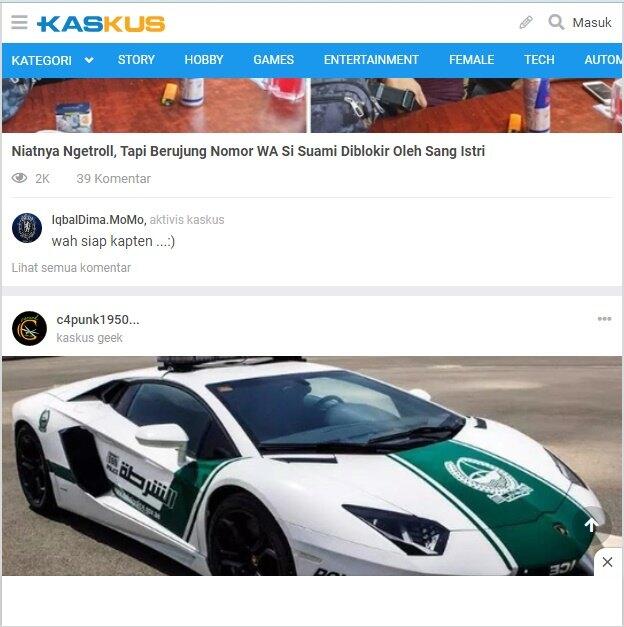 cara kembali ke tampilan mobile kaskus yg lama 