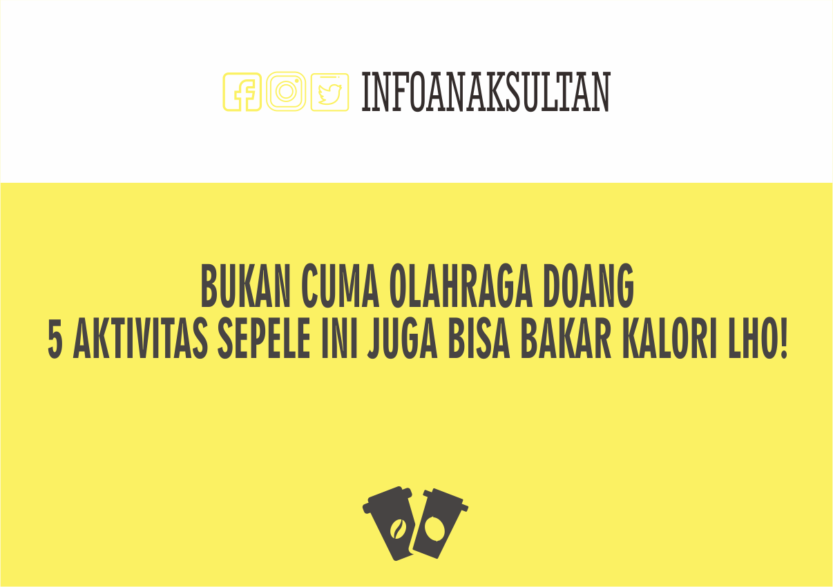 TERMASUK TIDUR DAN CIUMAN, 5 AKTIVITAS SEPELE INI BISA BAKAR KALORI, LHO!