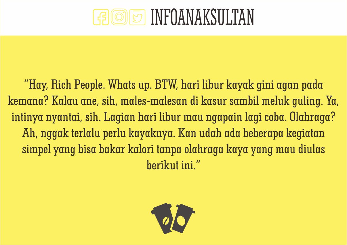 TERMASUK TIDUR DAN CIUMAN, 5 AKTIVITAS SEPELE INI BISA BAKAR KALORI, LHO!