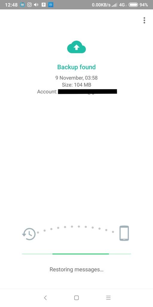 &#91;ASK&#93; Restore WhatsApp Messages