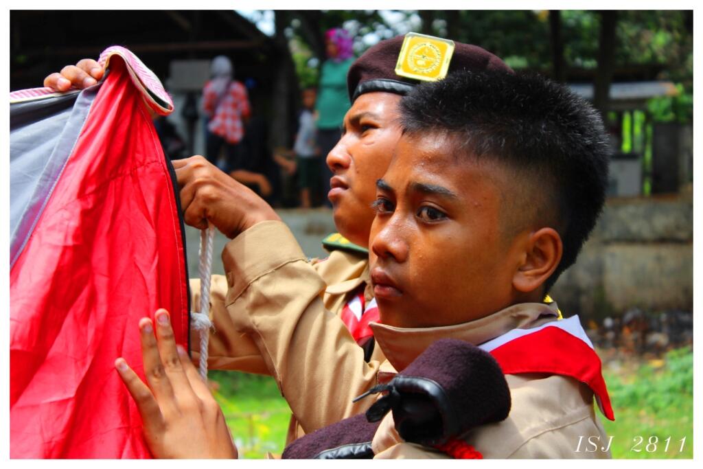 YPMS Kedaung Kota Tangerang Selatan melaksanakan Perkemahaan Akhir Semester