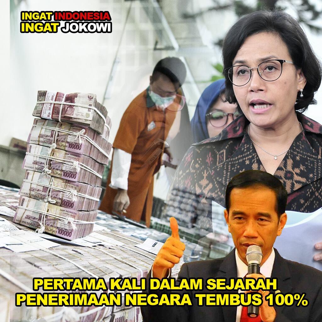 Pertama Kali, Penerimaan Negara Tembus 100%