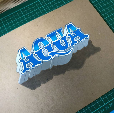 3D HandLettering : Karya Seni yang memanjakan mata dan pikiran