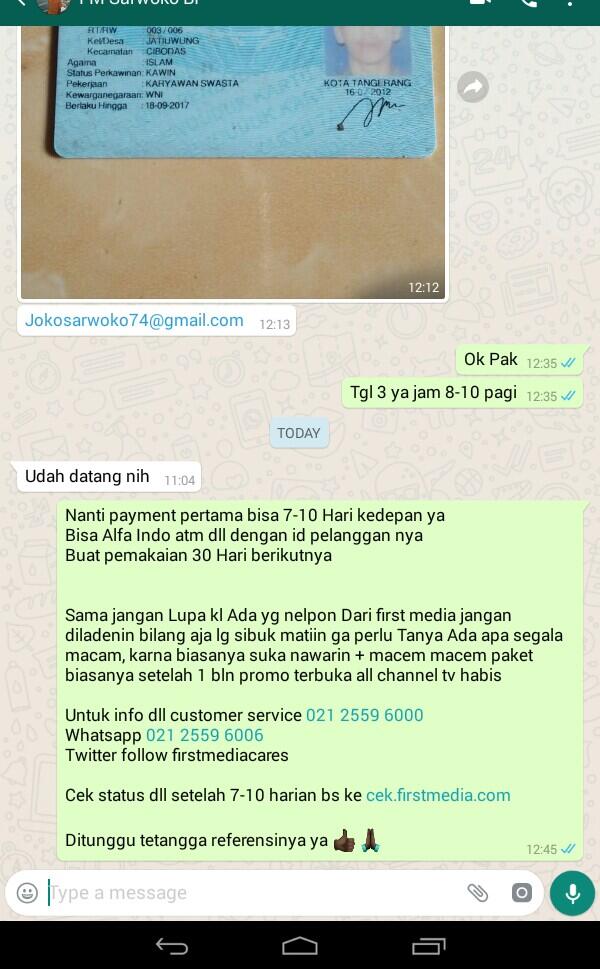 ASK Wifi First media 