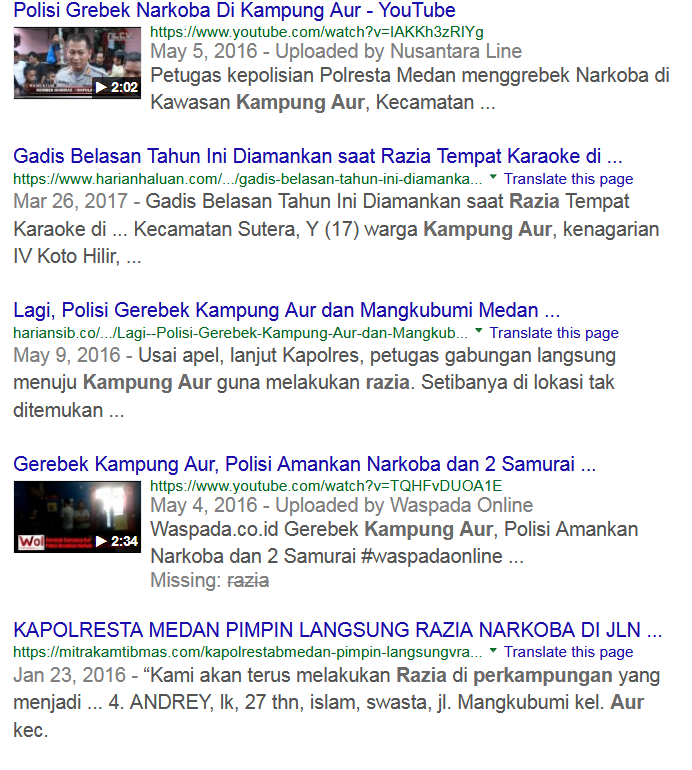 Ini 5 Kawasan Rawan Narkoba di Medan yang Kini Masih PR Polrestabes Medan