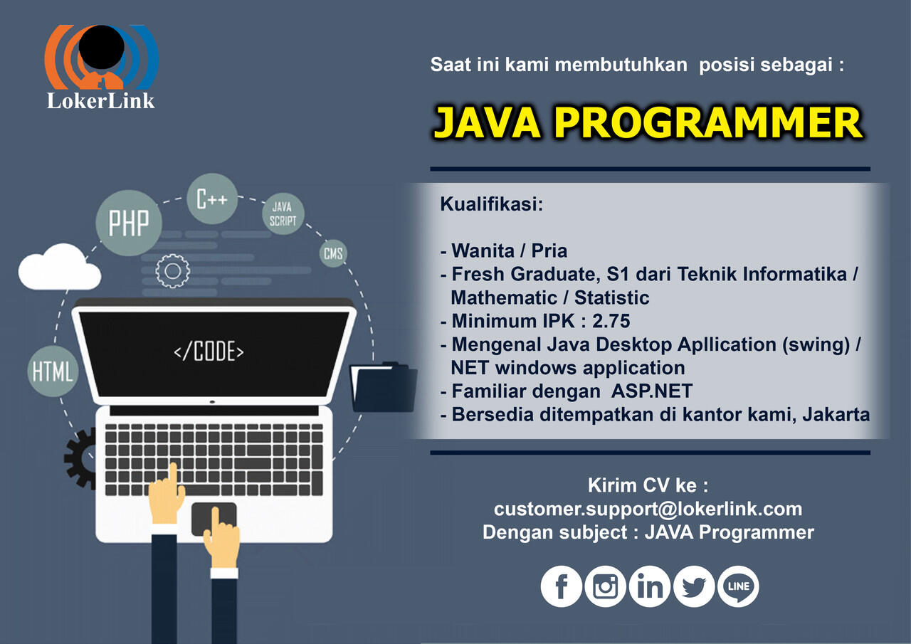 WE'RE HIRING! 4 positions below in Jakarta!