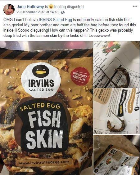 Irvins Salted Egg Minta Maaf Ada Cicak Mati dalam Produknya