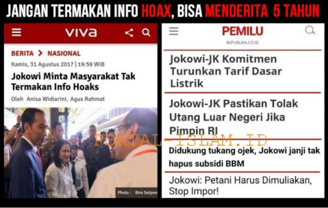 Hoax Bertebaran di Masa Kampanye, Kiai Ma'ruf Merasa Prihatin